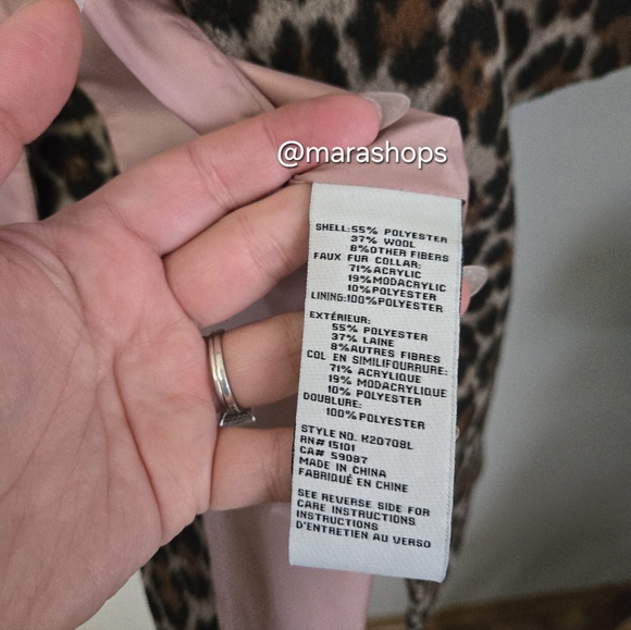 Kate Spade Leopard Print Coat - Picture 9 of 10